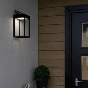   Kültéri napelemes fali LED lámpa mozgásérzékelővel - Suzzara Eglo 901083, 800 lm, 4000 K, 6,5 W, 3,7 V, IP44