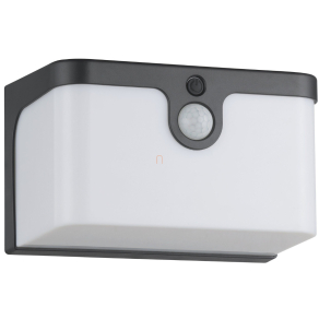   Kültéri napelemes fali LED lámpa mozgásérzékelővel - Croara Eglo 901081, 800 lm, 3000 K, 7,3 W, 4,5 V, IP44