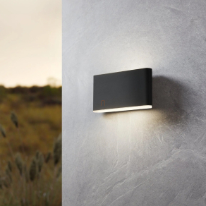   Kültéri szabályozható fali LED lámpa - Grutti Eglo 901026, 1260 lm, 3000/4000/6500 K, állítható színhőmérséklet, 2x5,8 W, 220-240 V, IP65