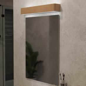   Fürdőszobai tülörvilágító lámpa , fa hatású - Sania 6 Eglo 901102