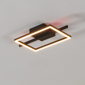   Távirányítóval szabályozható mennyezeti LED lámpa - Amandolo Eglo 901115, 1900 lm, 2700-6500 K+RGB, állítható színhőmérséklet és szín, 17 W, 220-240 V