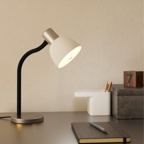   Asztali lámpa, fehér, 34 cm - Macere Eglo 901061, 1xE14 foglalattal, 220-240 V