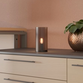   Asztali hangulatlámpa, 20 cm - Geo Eglo 901067, 1xE14 foglalattal, 220-240 V