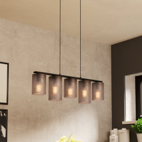   Függesztett lámpa opál üveges - Colomera Eglo 901163, 5xE27 foglalattal, 220-240 V