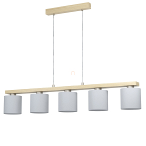   Textil függesztett lámpa - Castralvo Eglo 901291, 5xE27 foglalattal, 220-240 V