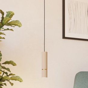   Függesztett lámpa, bordázott, 6 cm - Caminia Eglo 901151, 1xGU10 foglalattal, 220-240 V, LED fényforrásaal