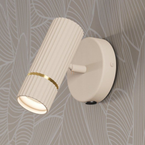   Bordázott fali spot lámpa - Caminia Eglo 901153, 1xGU10 foglalattal, 220-240 V, IP20, fényforrással