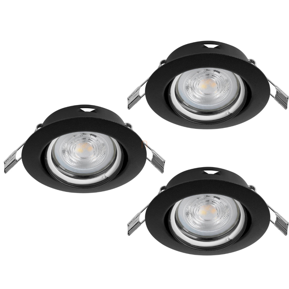 Süllyesztett lámpa keret, 3 darabos - Favazzina Eglo 901755, 3xGU10 foglalattal, 220-240 V, IP20, fényforrással