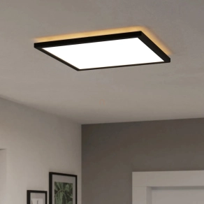   Okos fürdőszobai mennyezeti LED lámpa - Rovito-Z Eglo 901467, 2400 lm, 2700-6500 K+RGB, állítható színhőmérséklet és szín, applikációval szabályozható, Bluetooth, ZIgbee, 17,6 W, 220-240 V, IP44