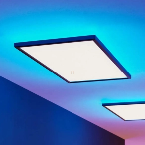   Okos fürdőszobai mennyezeti LED lámpa - Rovito-Z Eglo 901469, 2580 lm, 2700-6500 K+RGB, állítható színhőmérséklet és szín, applikációval szabályozható, Bluetooth, ZIgbee, 17,2 W, 220-240 V, IP44