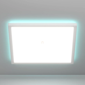   Okos fürdőszobai mennyezeti LED lámpa - Rovito-Z Eglo 901475, 2400 lm, 2700-6500 K+RGB, állítható színhőmérséklet és szín, applikációval szabályozható, Bluetooth, ZIgbee, 17,6 W, 220-240 V, IP44