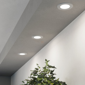   Szabályozható süllyesztett LED lámpa 3 darabos - Fueva 6 Eglo 901394, 1350 lm, 2700/4000/6500K, állítható színhőmérséklet, 3x3,7 W, 220-240 V, IP20