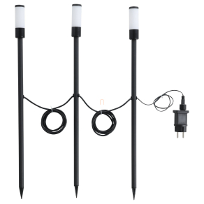   Kültéri földbe szúrható LED lámpa, 60 cm - Zancaro Eglo 902042, 390 lm, 3000 K, 3x1 W, 220-240 V, IP44