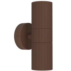   Kültéri bordázott fali lámpa, le és fel világító - Tomelloso Eglo 902041, 2xGU10 foglalattal, 220-240 V, IP44
