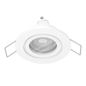   Süllyesztett lámpa GU10 foglalattal, 8,4 cm fehér, hidegfehér fényforrással, IP44 - Barranco Eglo 902247
