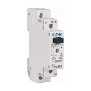   Eaton installációs relé, led+kézi műk., 16A, 1z; 230V AC, z-r230/16-10-ics-r16a230b100