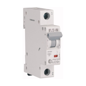   Eaton home kismegszakító 4, 5kA, 1P, 13A, c jelleggörbe, hl-c13/1-194730