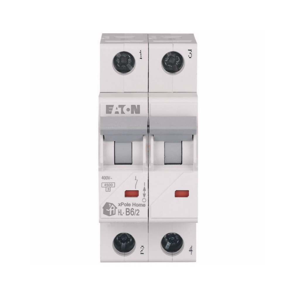 Kismegszakító 2B 6A 4,5kA HL-B6/2 194758 xPole Home Eaton