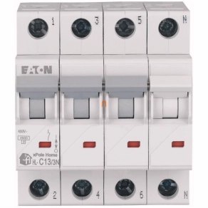 Eaton kismegszakító 3P+N C 13A 4,5kA HL-C13/3N (194810)