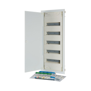   Eaton kiselosztó üreges falba, sf ajtó, IP30, 5sor, feszítő., klv-60hwp-sf-302413
