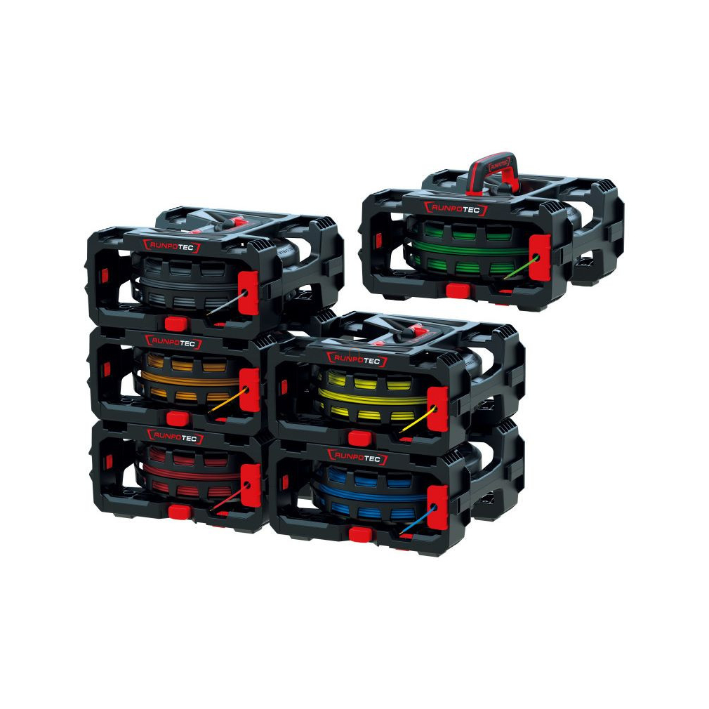 Runpotec CB260 CableBox egyeres vezetékrendező 6db-os készlet 102170