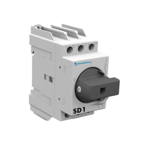   Moduláris terheléskapcsoló SD1 3*40 3x40A, 0-1 állás, közvetlen kar fekete Technoelectric 19303