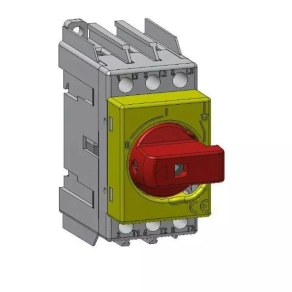   Moduláris terheléskapcsoló SD1 3*40A 0-1 állás közvetlen kar piros/sárga Technoelectric 19313