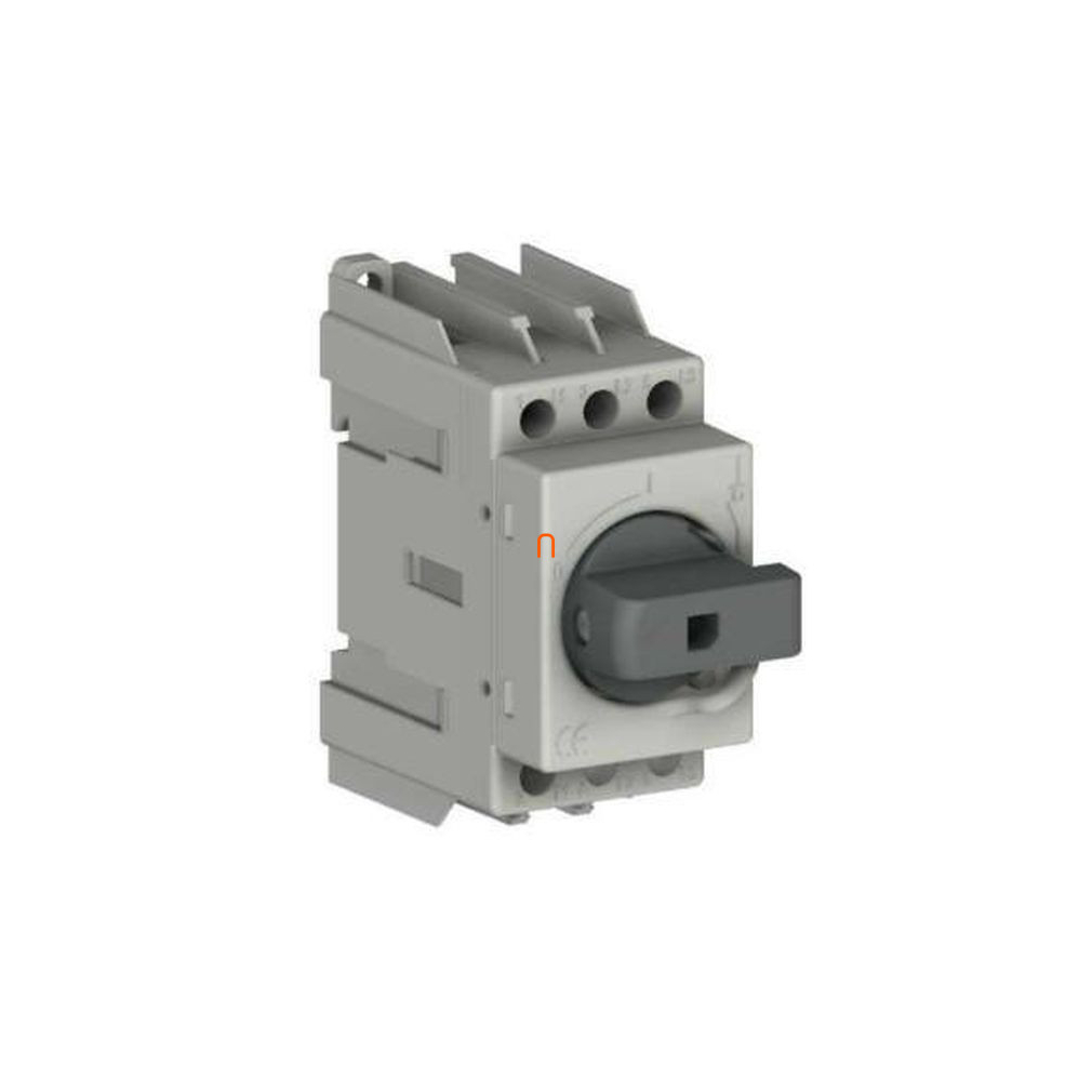 Moduláris terheléskapcsoló SD1 3*25 3x25A, 0-1 állás, közvetlen kar fekete Technoelectric 19301