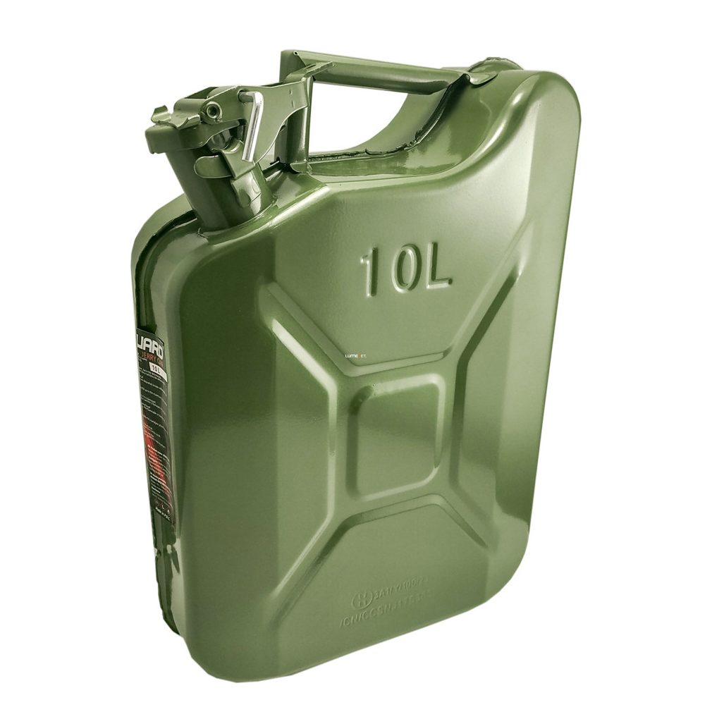 Üzemanyagkanna - fém - 10 L - zöld