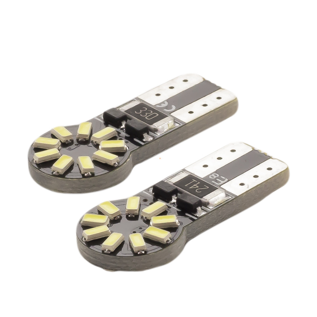 Autós LED - CAN126 - T10 (W5W) - 180 lm - can-bus - SMD 3W - 2 db / bliszter