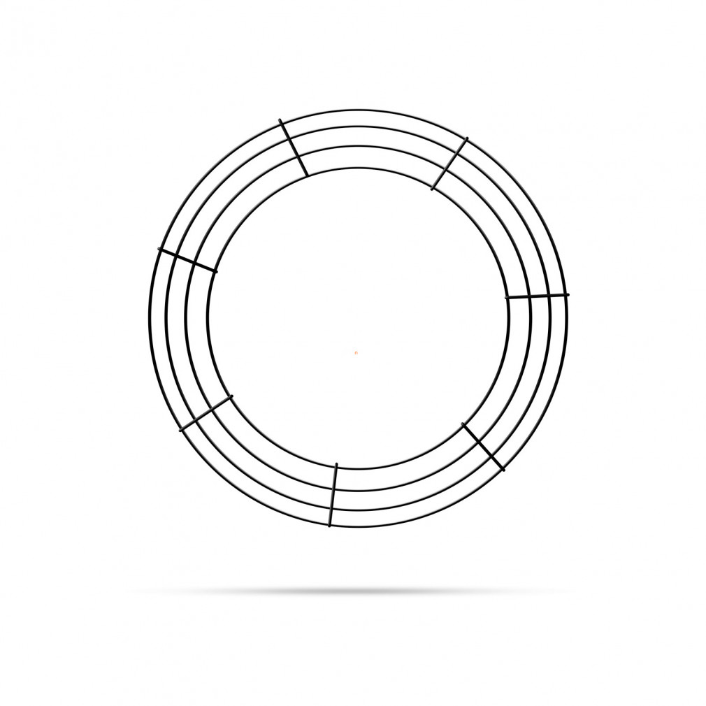 Kreatív koszorúalap - fém - 20 cm