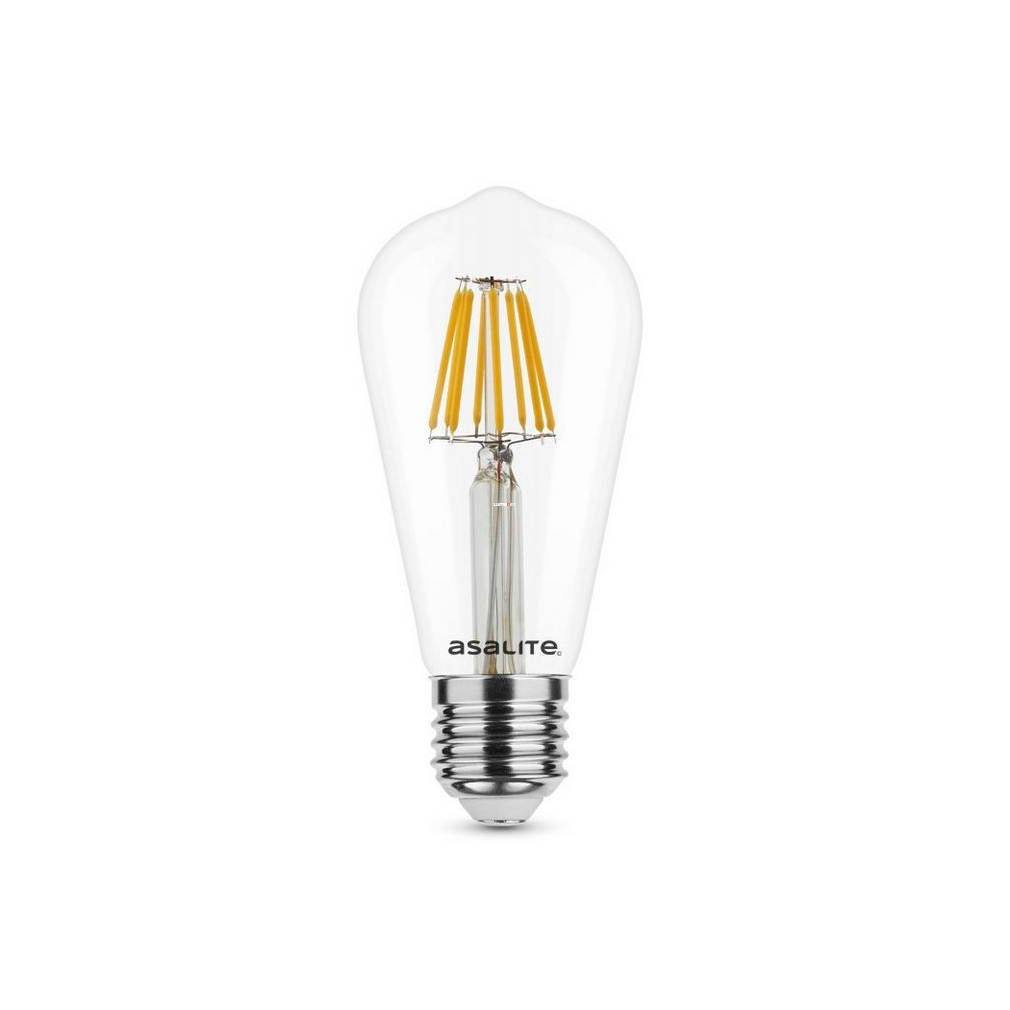 LED izzó ST64 filament E27 8W 2700k 810 lm