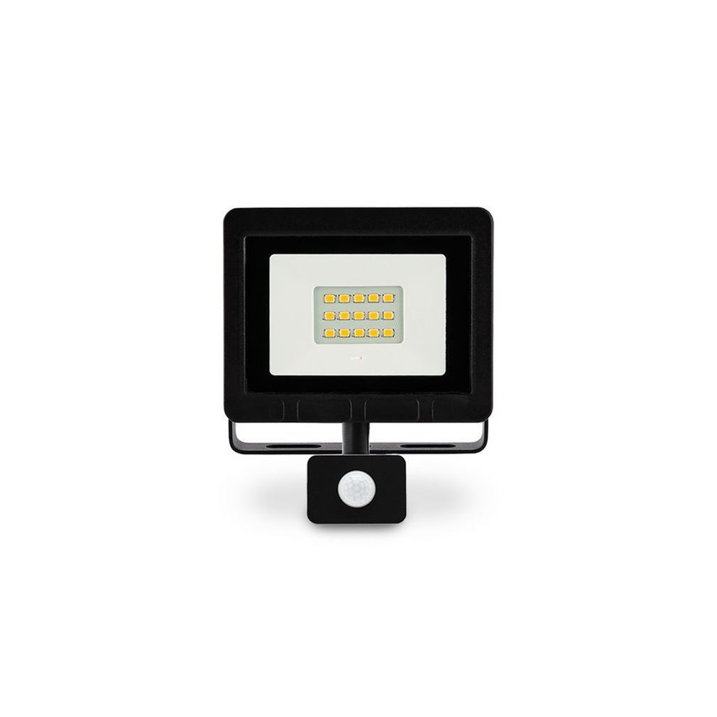 LED reflektor mozgásérzékelő szenzorral 10W 6500K 800 lm (Slim)
