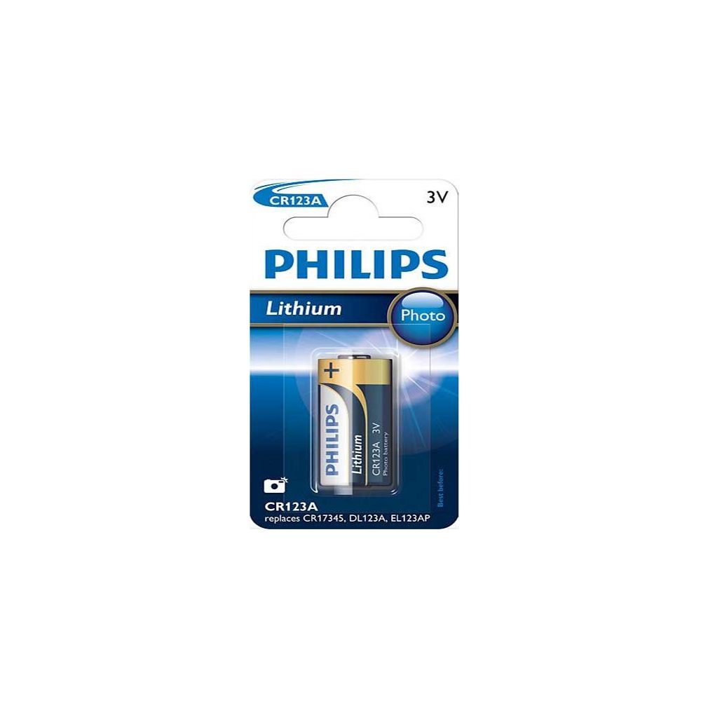 Philips Extremelife Photo  Líthium  CR123 3V