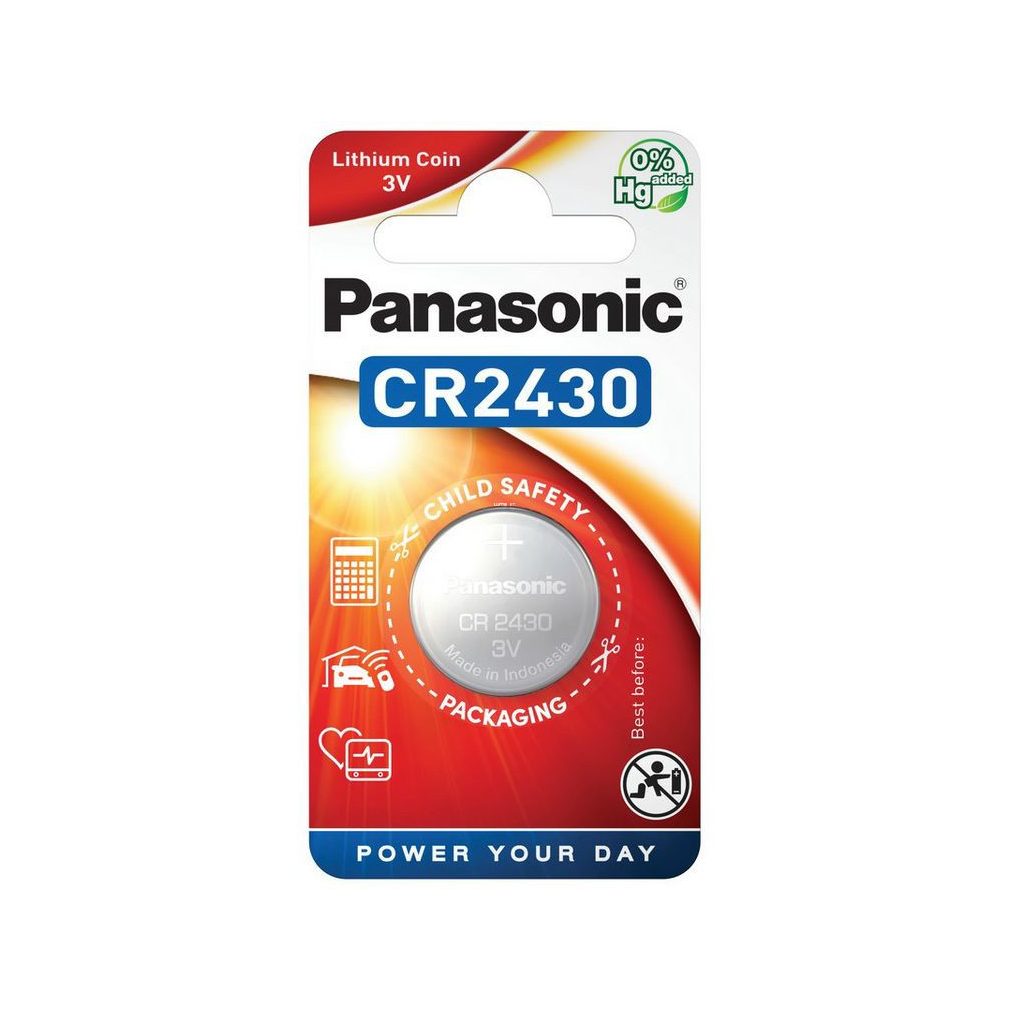 Panasonic Lithium Gombelem CR2430 (3V) B1