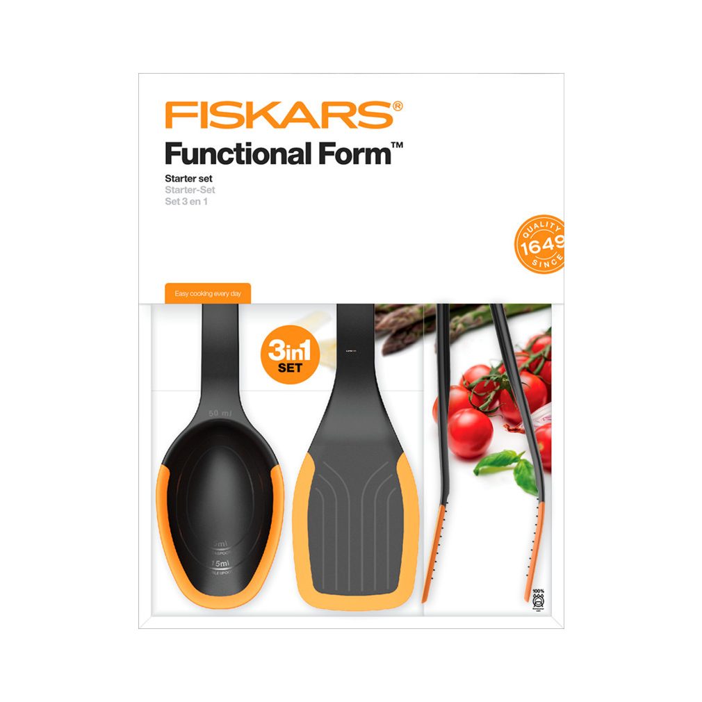 FISKARS Functional Form szilikonos konyhai kiegészítők, 3 részes