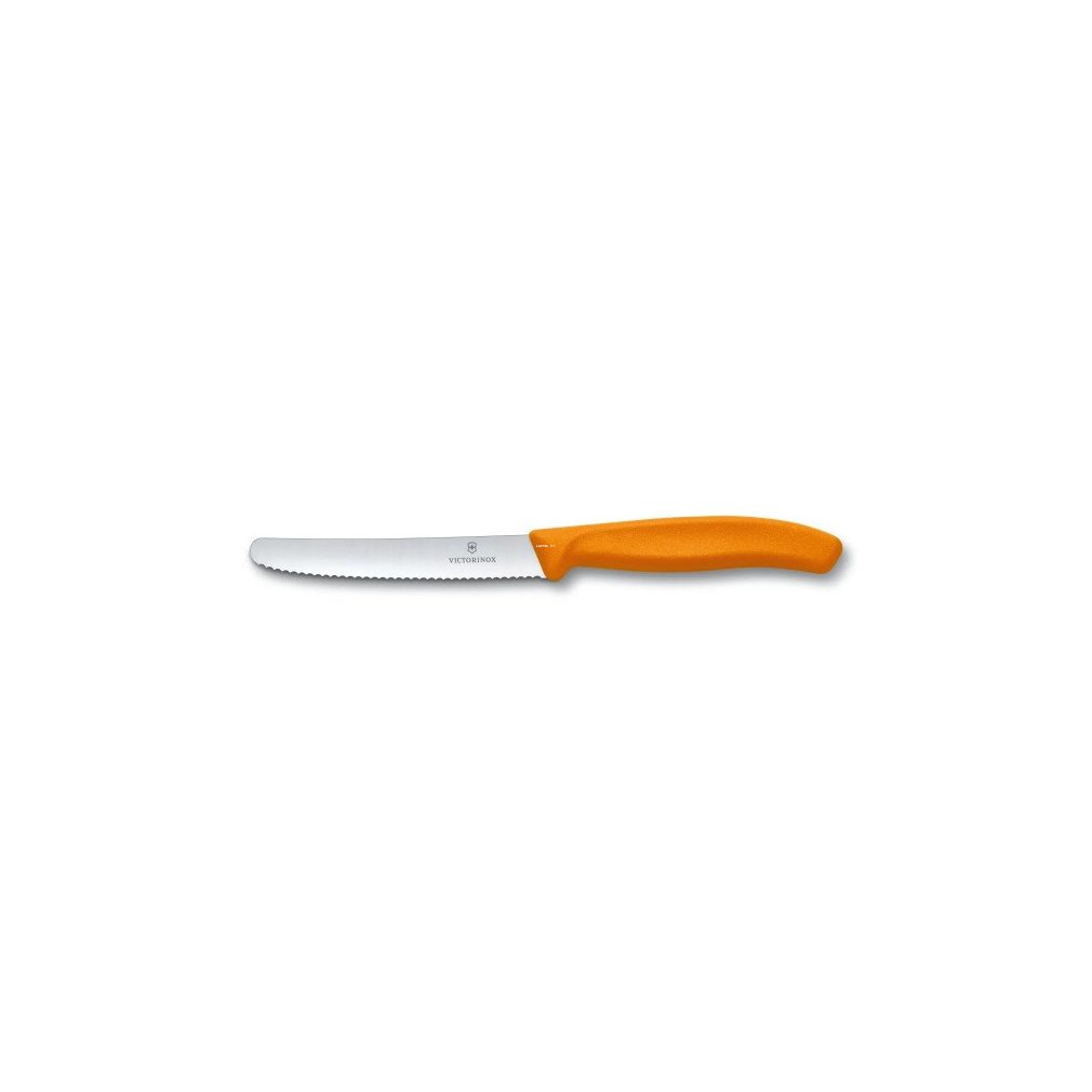 VICTORINOX Swiss Classic paradicsomszeletelő kés (11 cm) 2 részes, narancssárga