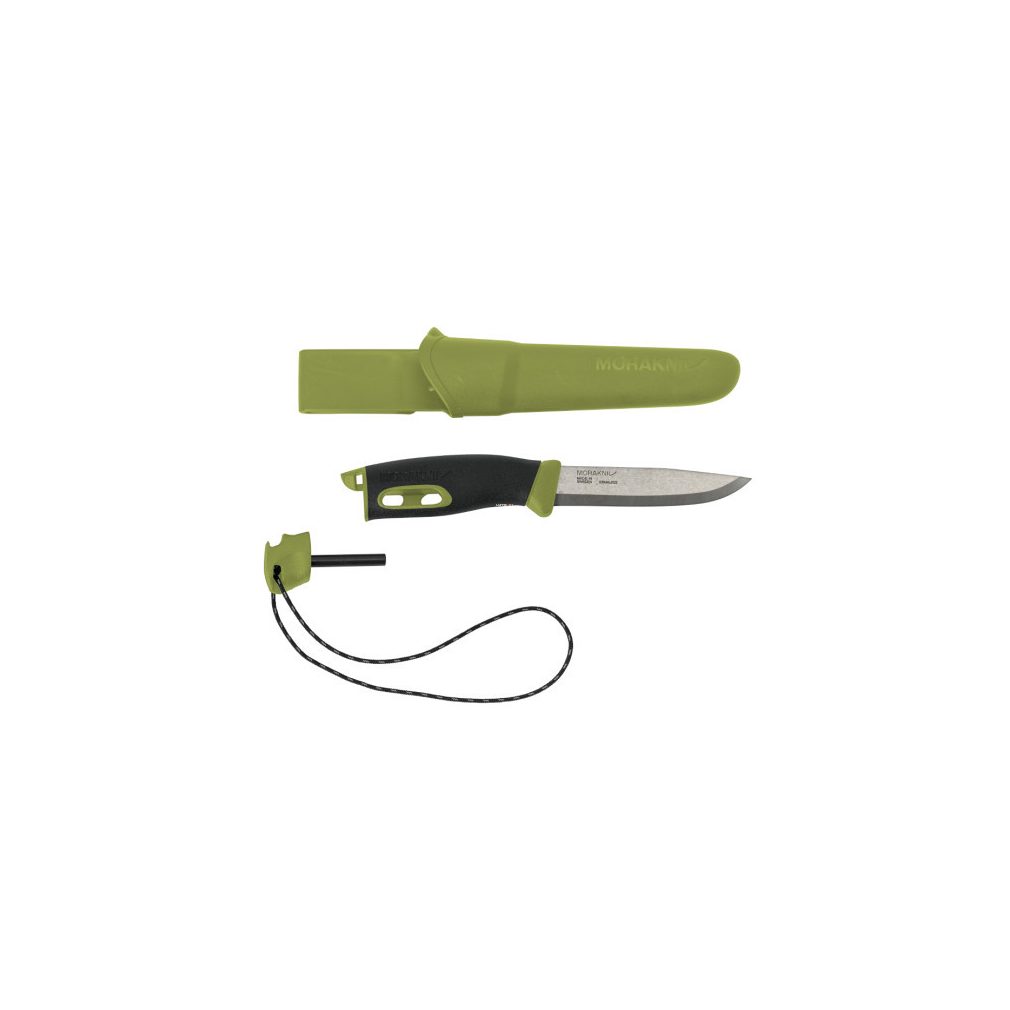 MORAKNIV COMPANION SPARK (S) kés, tokkal, szikravetővel, zöld