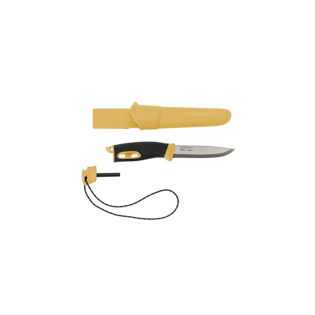 MORAKNIV COMPANION SPARK (S) kés, tokkal, szikravetővel, sárga