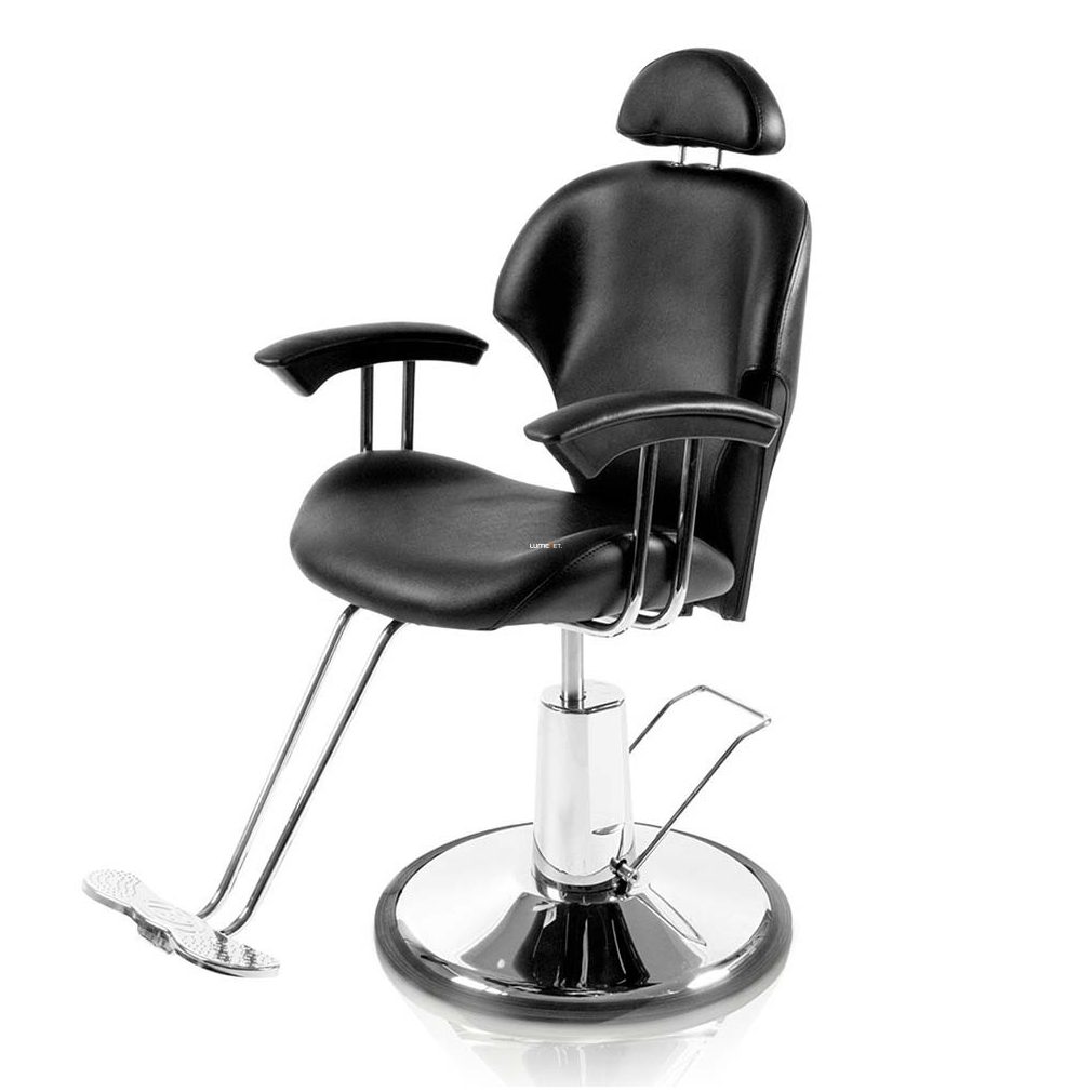 Fodrász szék állítható magassággal, fekete