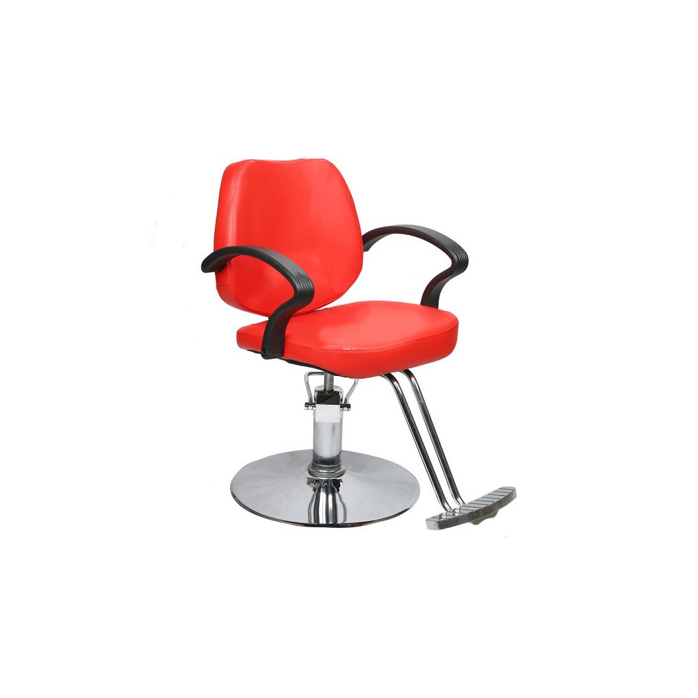 Fodrász szék állítható magassággal, piros