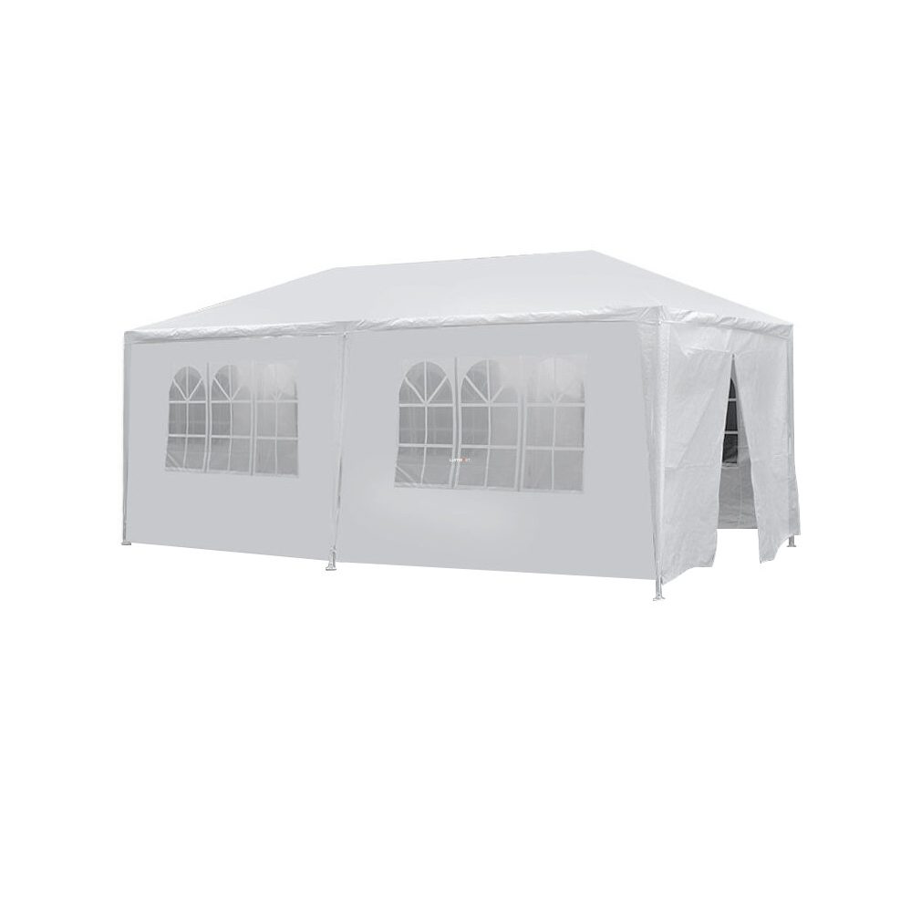 Party sátor fehér színben, 3x6 méteres