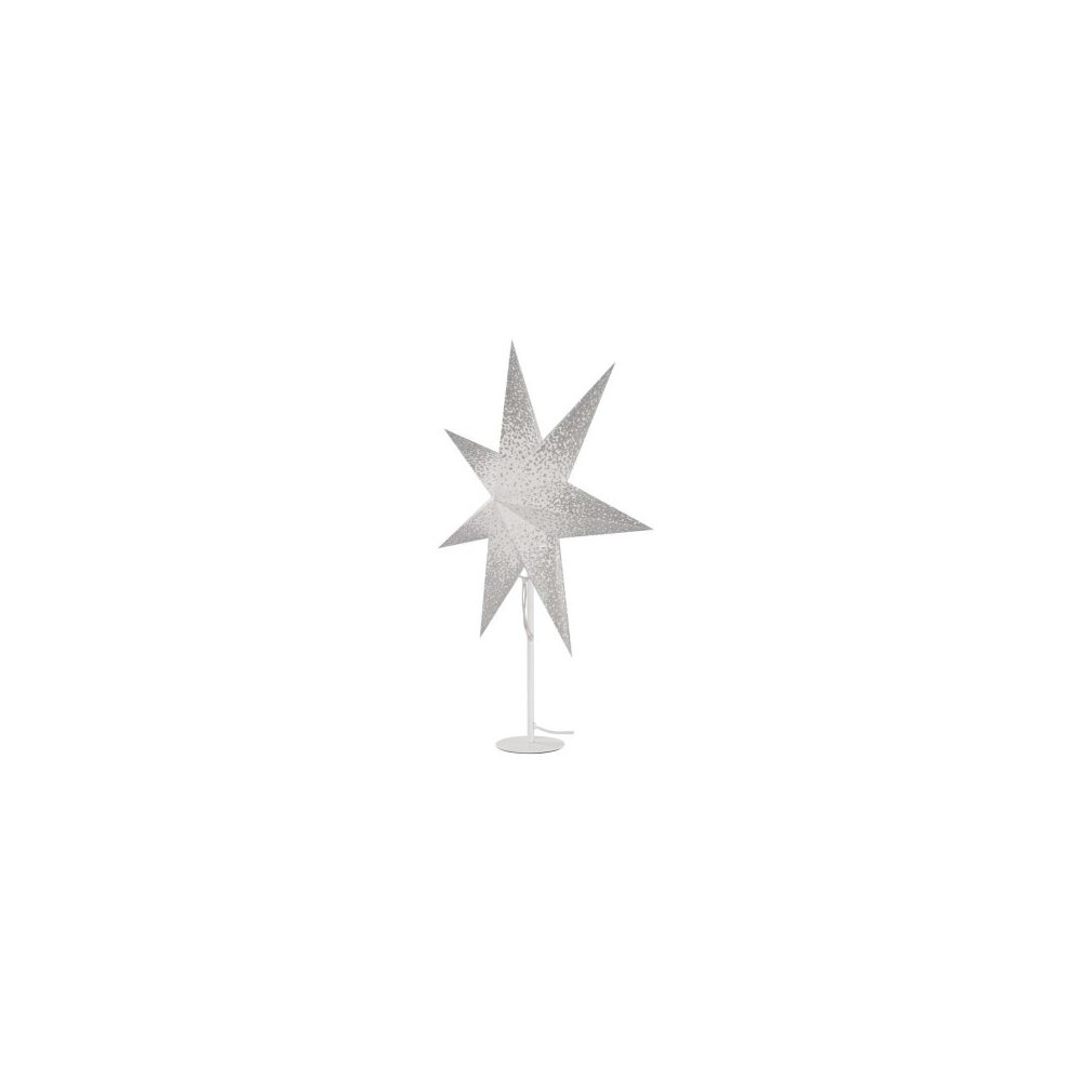 LED papír csillag, talpas, 45 cm, beltérre