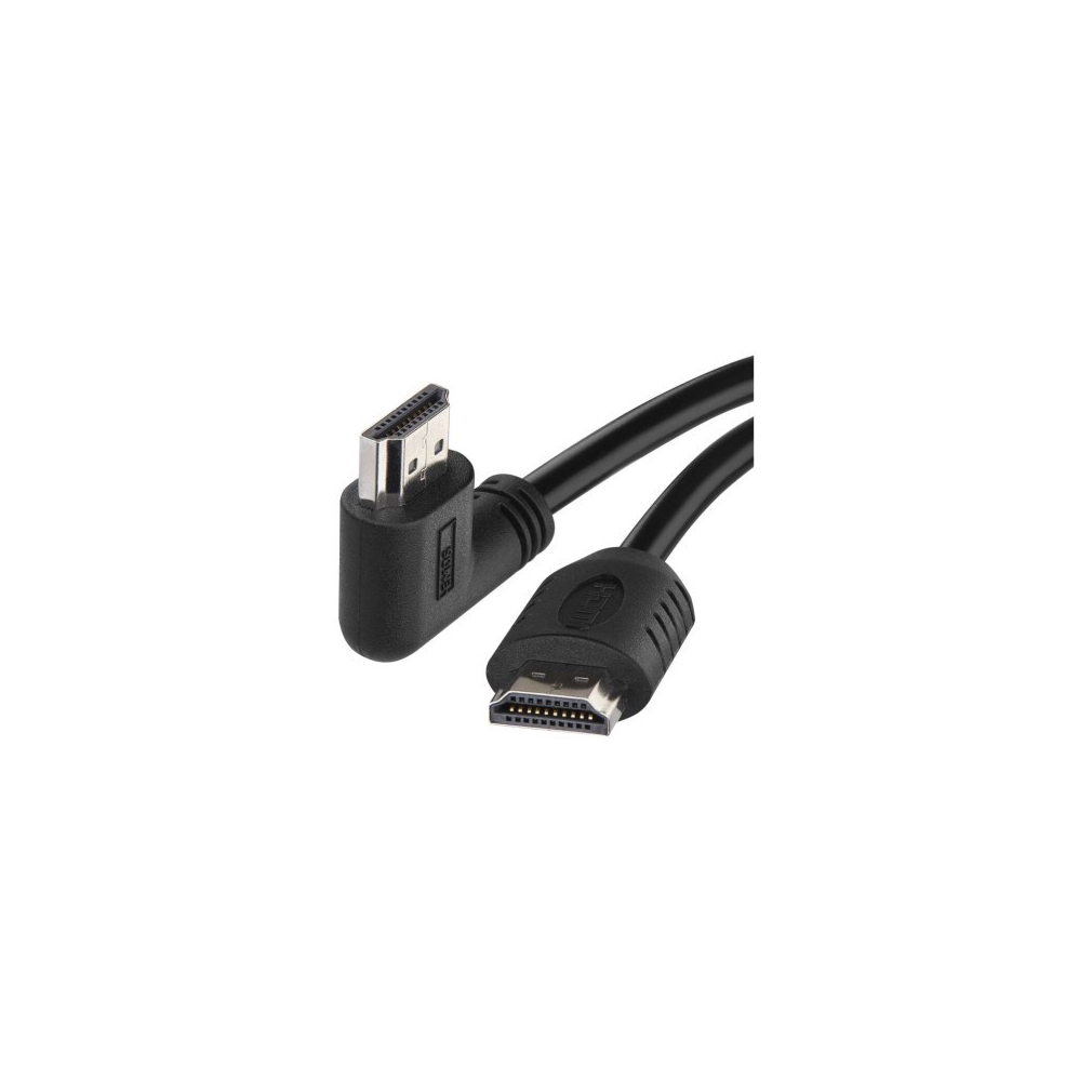 HDMI kábel 2.0 A-A dugó 90°, 1.5m