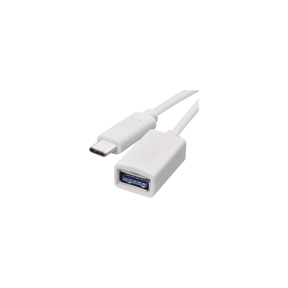 Adat OTG kábel USB-A 3.0 / USB-C 3.0 redukciós funkcióval, 15 cm, fehér