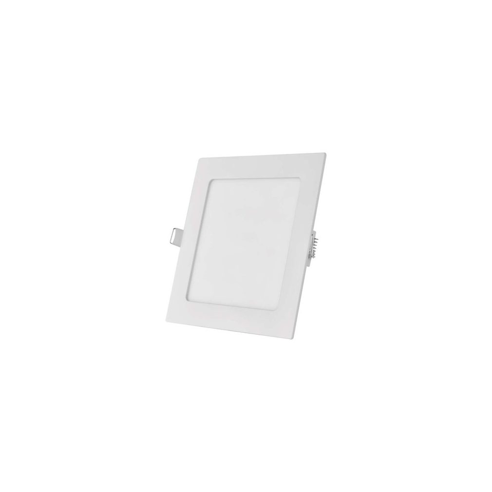 LED süllyesztett lámpatest négyzet, fehér, 12W, melegfehér (Nexxo)