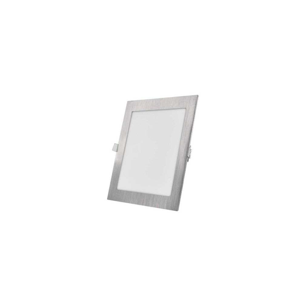 LED süllyesztett lámpatest négyzet, ezüst, 18W , szabályozható (Nexxo)