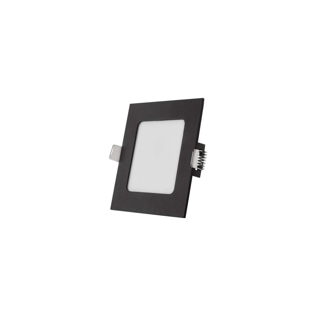 LED süllyesztett lámpatest négyzet, fekete, 7W , szabályozható (Nexxo)