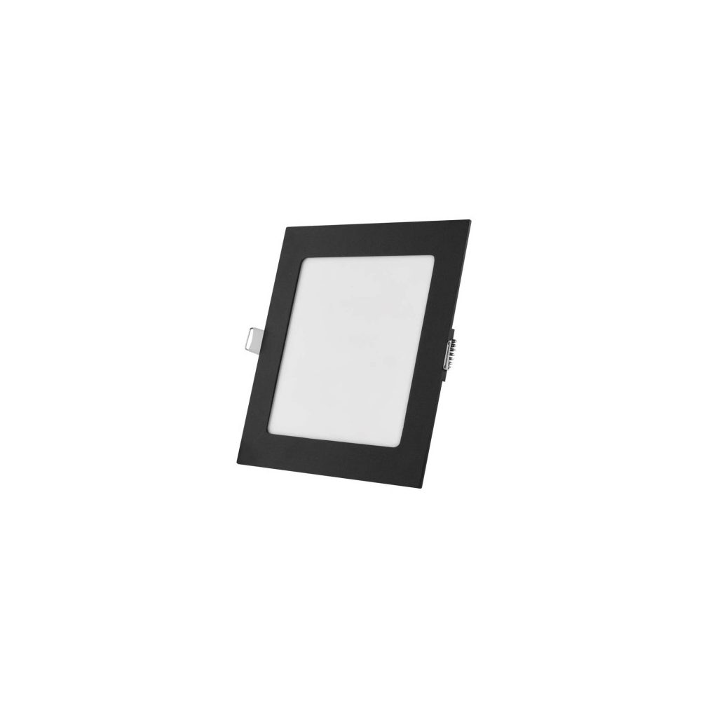 LED süllyesztett lámpatest négyzet, fekete, 12W , szabályozható (Nexxo)