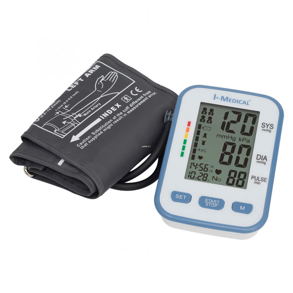 Vérnyomásmérő tartozék elemmel (félkaros)